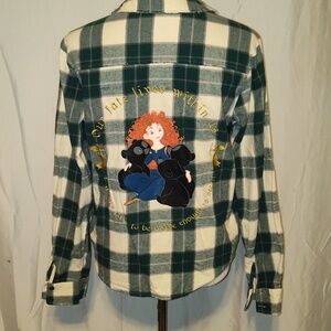 Boxlunch Her Universe Brave Merida & DunBroch Brothers Overshirt Small Flannel